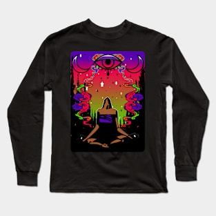 Psychedelic Girl Long Sleeve T-Shirt